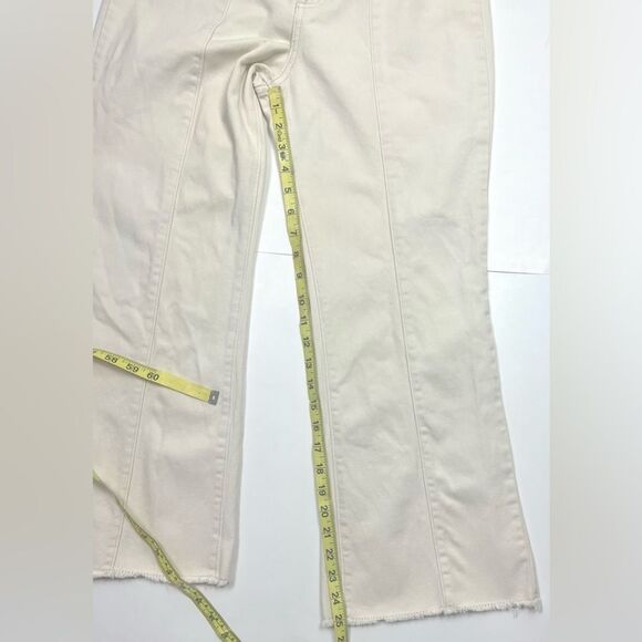 Amuse Society High Waisted Cropped Wide Leg Denim Pants - Picture 9 of 13